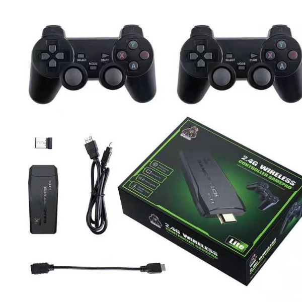Arcade Retro HDMI Game Stick - with 2 x Wireless Controllers and 4000+ Games