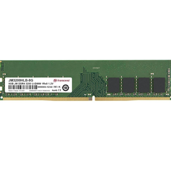 8GB DDR4-3200 U-DIMM Transcend Memory