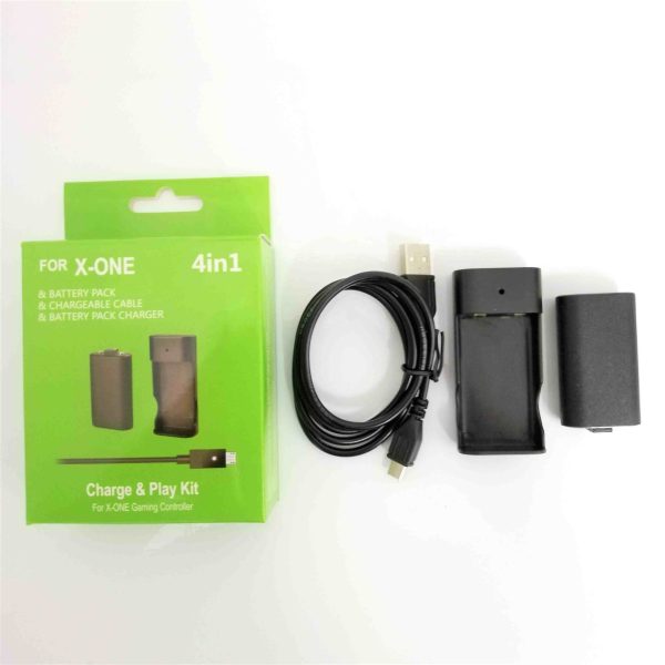 4in1 Charge & Play Kit for Xbox One Gaming Controller