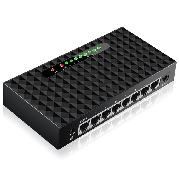 Microworld TXE099 8 Port Gigabit Switch 10/100/1000