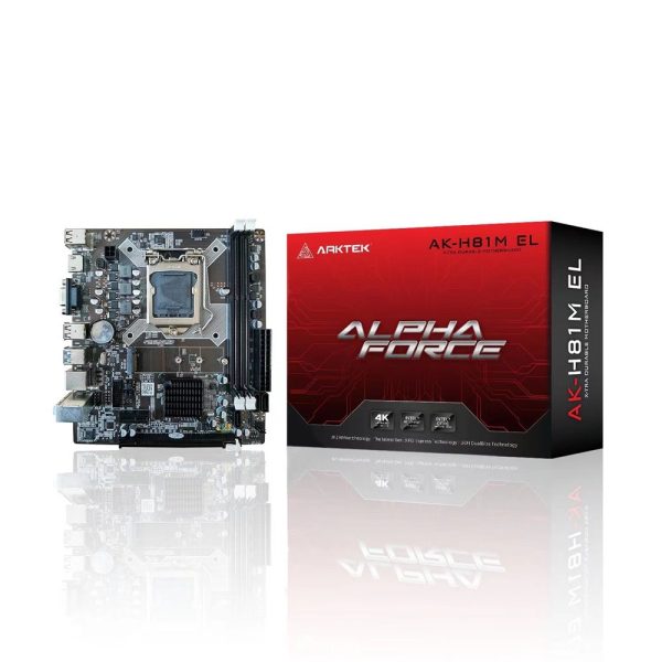 H81 Motherboard 1150 Socket Arktek AK-H81M