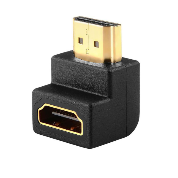 HDMI Type A 90- Degree HDMI L- Shaped Adapter