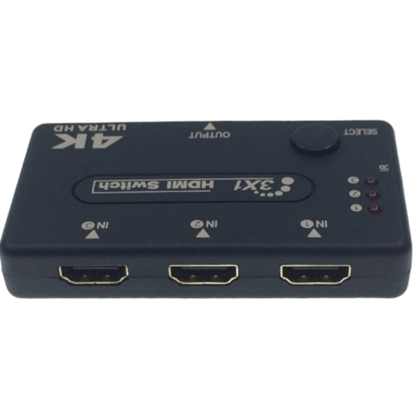AP-LINK - HDMI Selector 3 To 1 Switch - Black