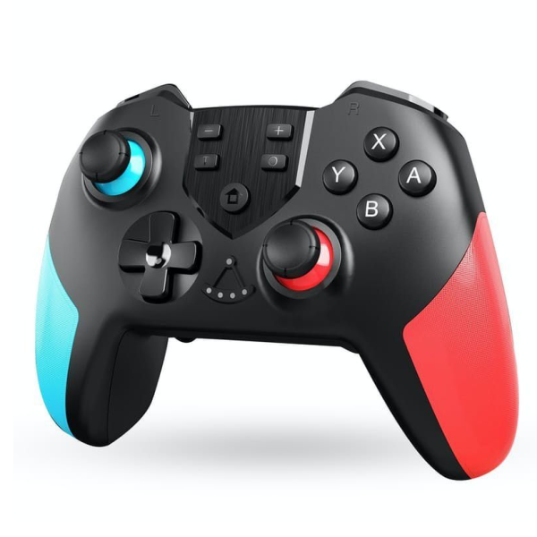 T-23 Wireless Controller Compatible with Nintendo Switch - Black/Blue/Red