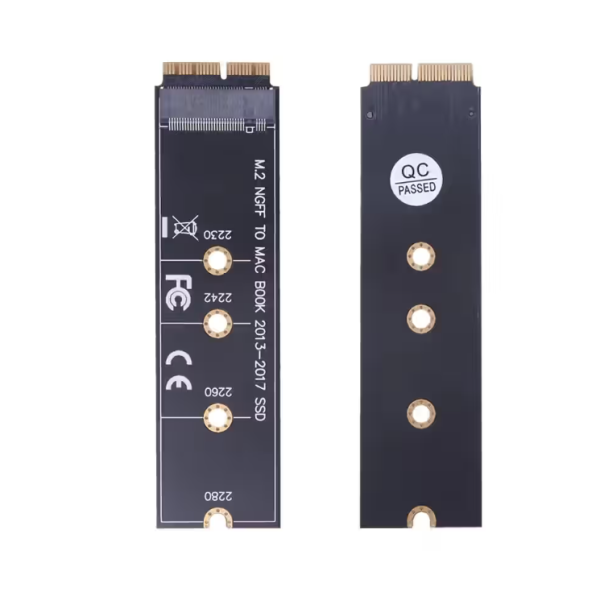 Macbook SSD Converter for Macbook 2013 2014 2015 2017 A1465 A1466 12+6Pin SSD to M2 KEY-M NVME
